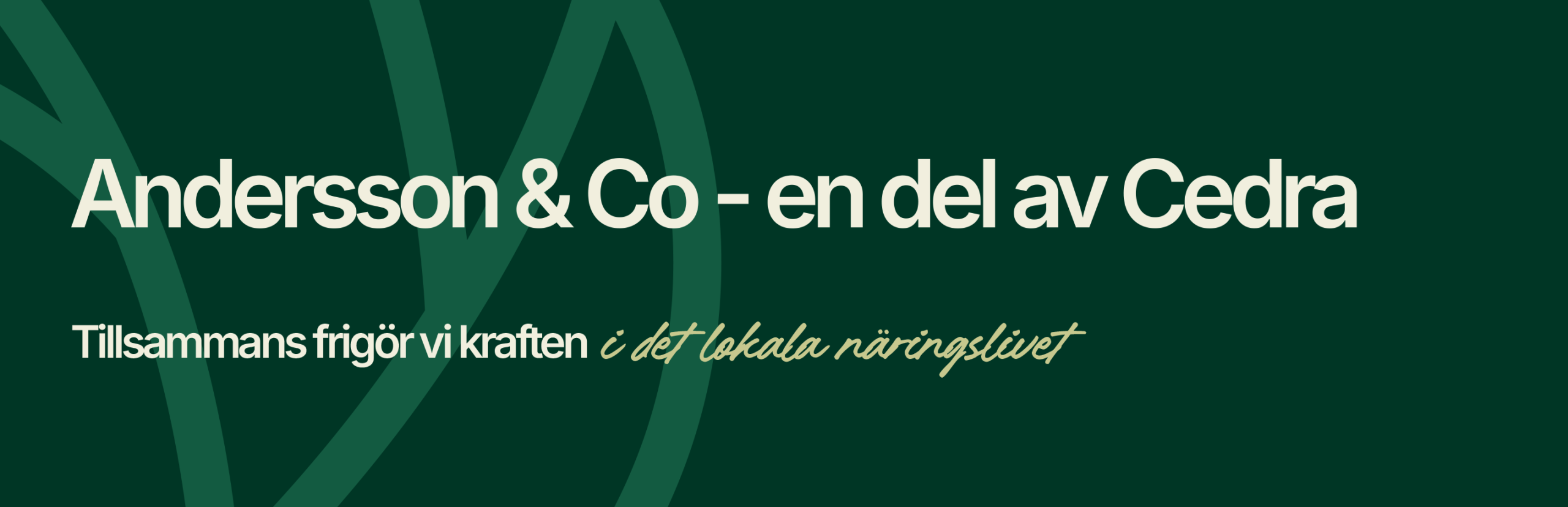 Andersson & Co – en del av Cedra